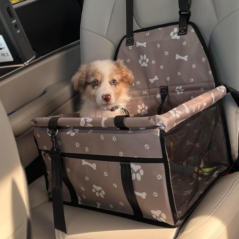 Petsafe Pet Seat Cushion & Headrest Attachment for Small Dogs Cats Universal Fit Car Motorcycle Breathable Oxford Cloth 16.9X11.8X15.75 Inch Harness Carrier