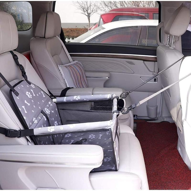 Petsafe Pet Seat Cushion & Headrest Attachment for Small Dogs Cats Universal Fit Car Motorcycle Breathable Oxford Cloth 16.9X11.8X15.75 Inch Harness Carrier