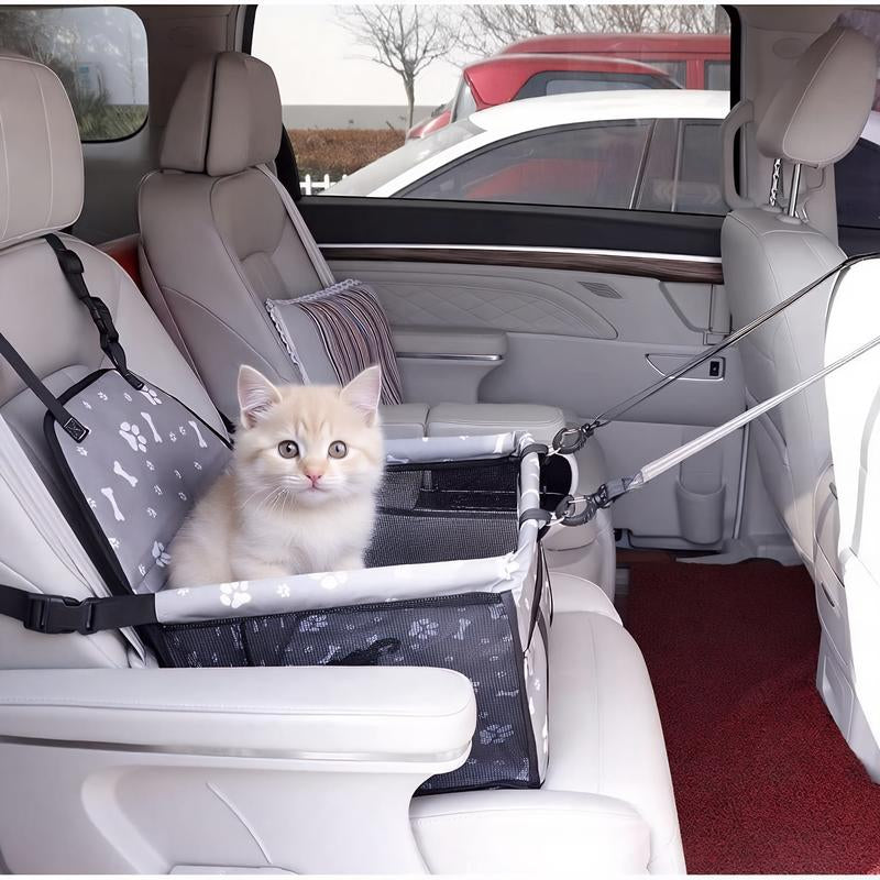 Petsafe Pet Seat Cushion & Headrest Attachment for Small Dogs Cats Universal Fit Car Motorcycle Breathable Oxford Cloth 16.9X11.8X15.75 Inch Harness Carrier